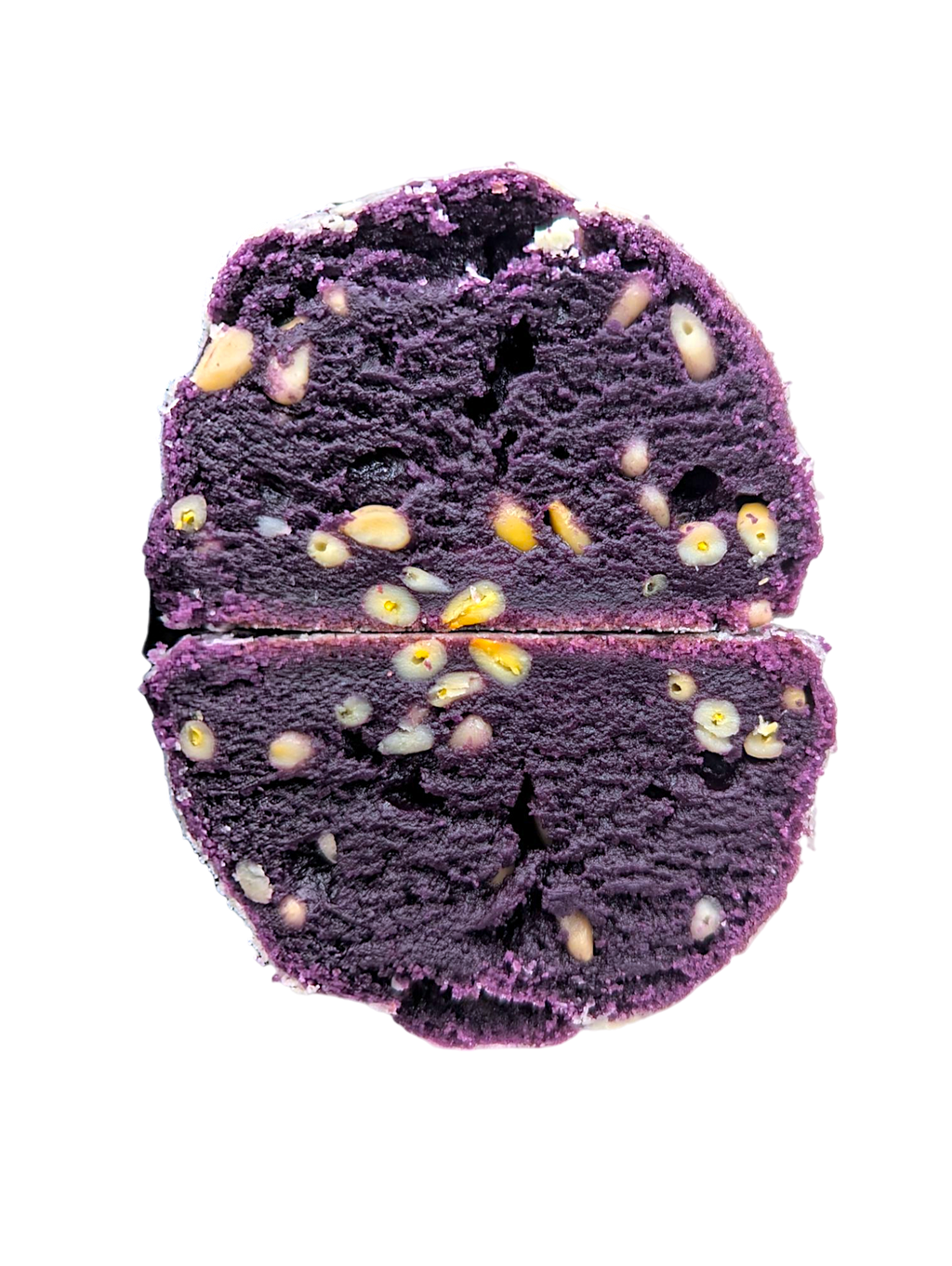 Ube Crinkle with Pine Nut